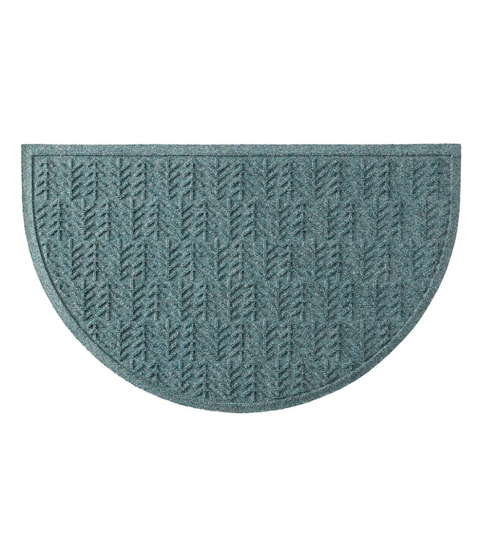 Everyspace Recycled Waterhog Doormat, Half Round, Trees | L.L.Bean online