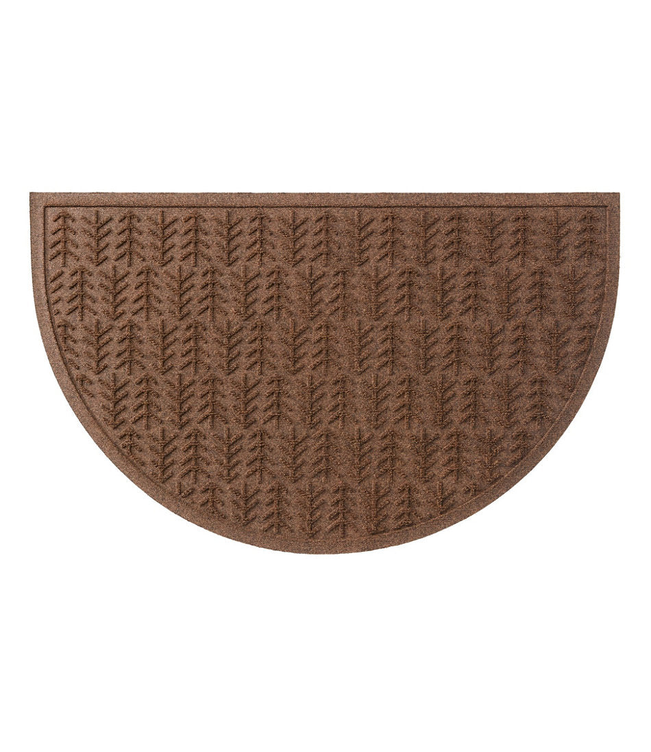Everyspace Recycled Waterhog Doormat, Half Round, Trees | L.L.Bean online