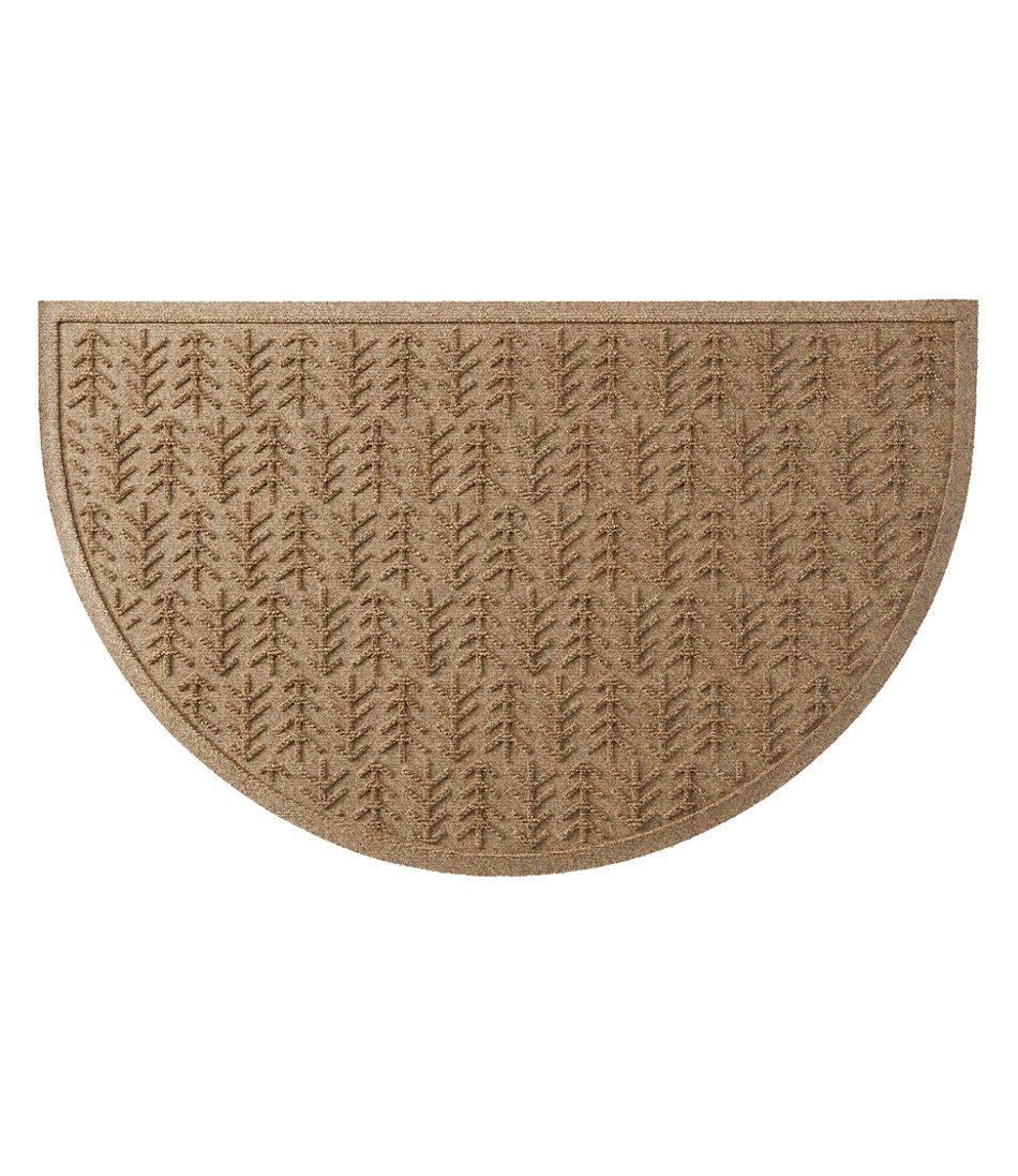 Everyspace Recycled Waterhog Doormat, Half Round, Trees | L.L.Bean online