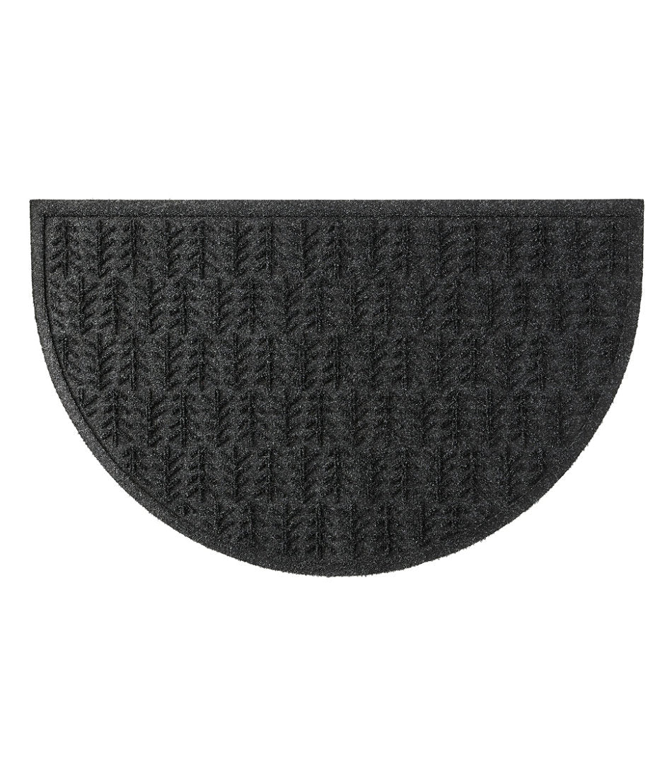 Everyspace Recycled Waterhog Doormat, Half Round, Trees | L.L.Bean online
