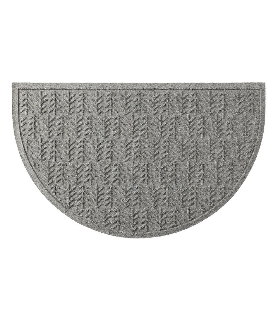 Everyspace Recycled Waterhog Doormat, Half Round, Trees | L.L.Bean online