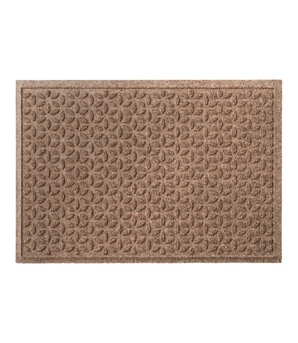 Heavyweight Recycled Waterhog Doormat, Blooming Circles | L.L.Bean sale