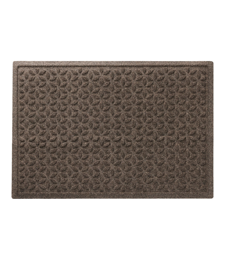 Heavyweight Recycled Waterhog Doormat, Blooming Circles | L.L.Bean sale