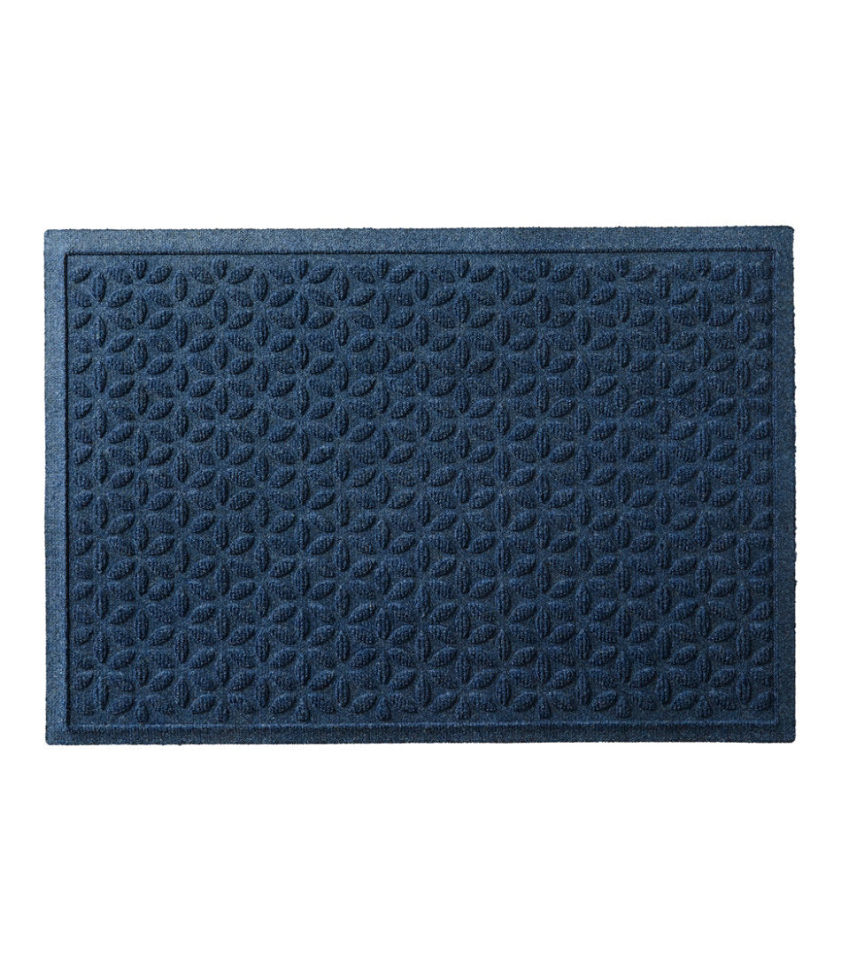 Heavyweight Recycled Waterhog Doormat, Blooming Circles | L.L.Bean sale