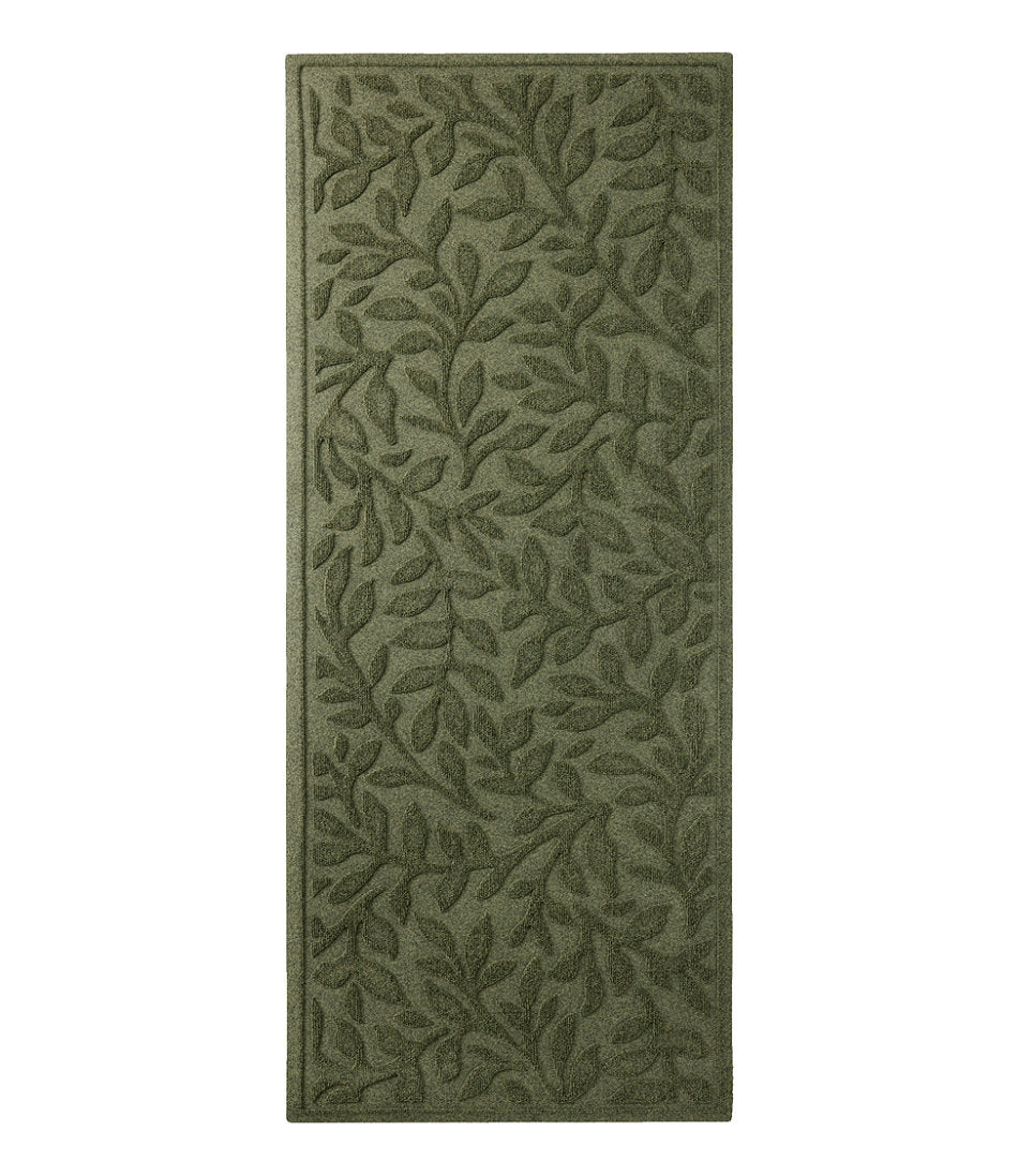 Heavyweight Recycled Waterhog Mat Runner, Woodland Leaf | L.L.Bean near me