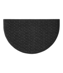 Heavyweight Recycled Waterhog Doormat, Half Round, Blooming Circles | L.L.Bean discount