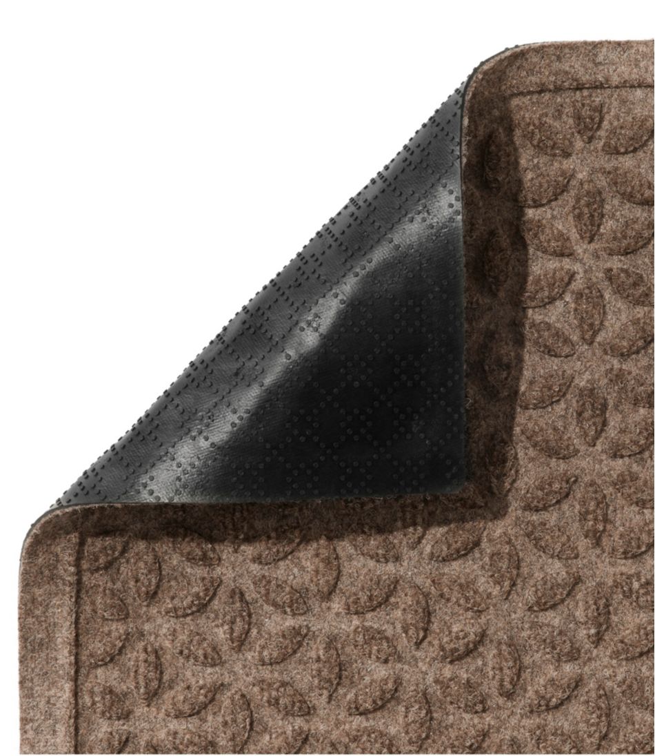 Heavyweight Recycled Waterhog Mat Runner, Blooming Circles | L.L.Bean online