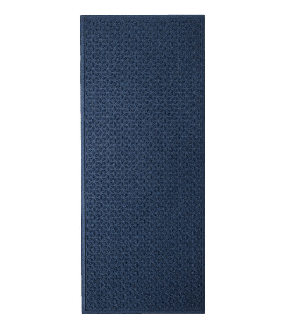Heavyweight Recycled Waterhog Mat Runner, Blooming Circles | L.L.Bean online