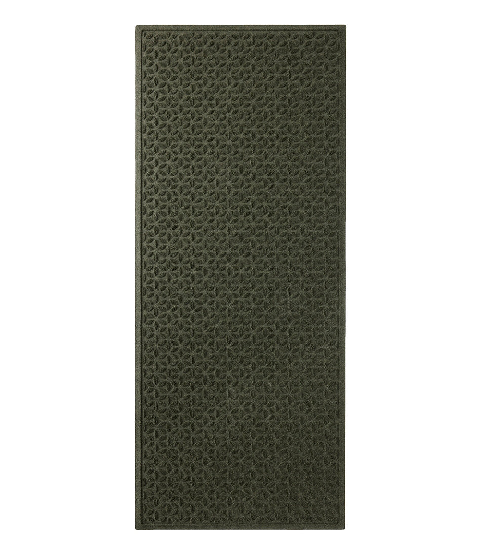 Heavyweight Recycled Waterhog Mat Runner, Blooming Circles | L.L.Bean online