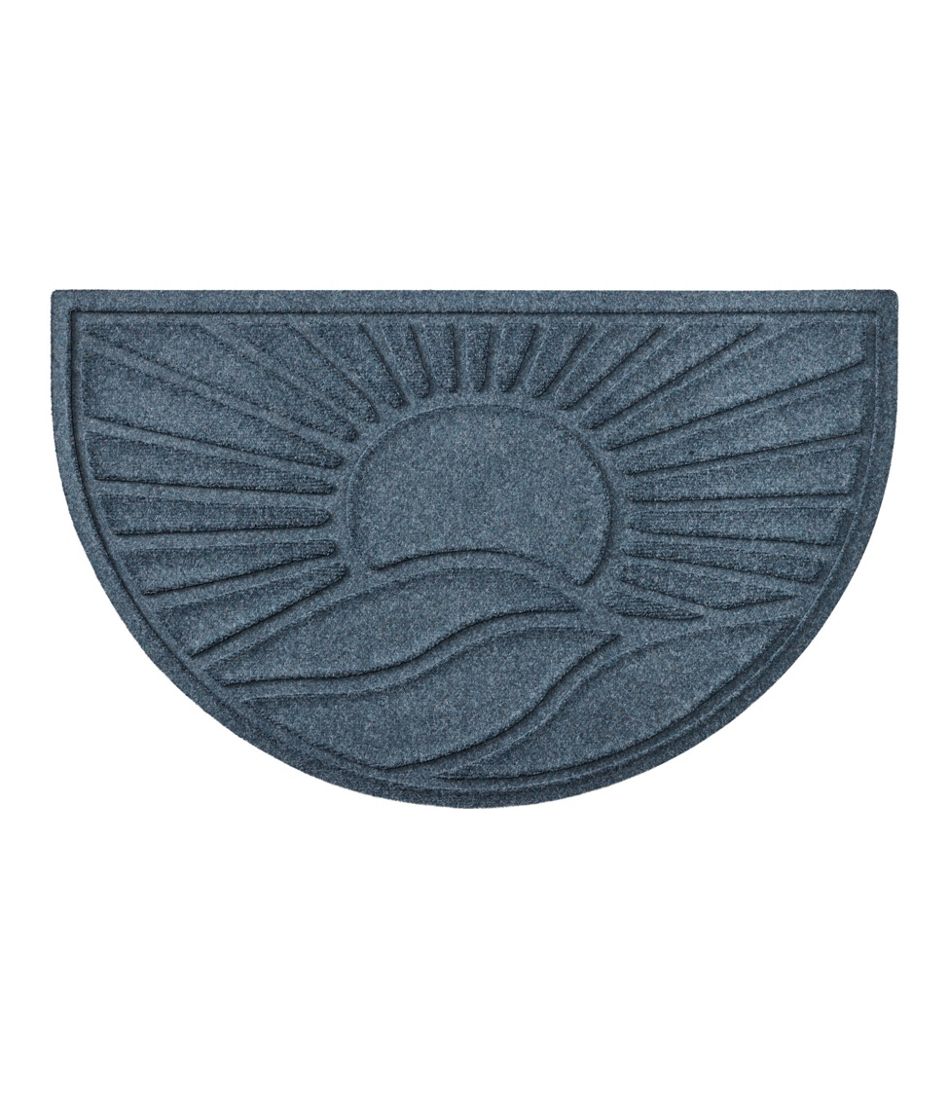 Everyspace Recycled Waterhog Doormat, Half Round, Sunrise | L.L.Bean for sale