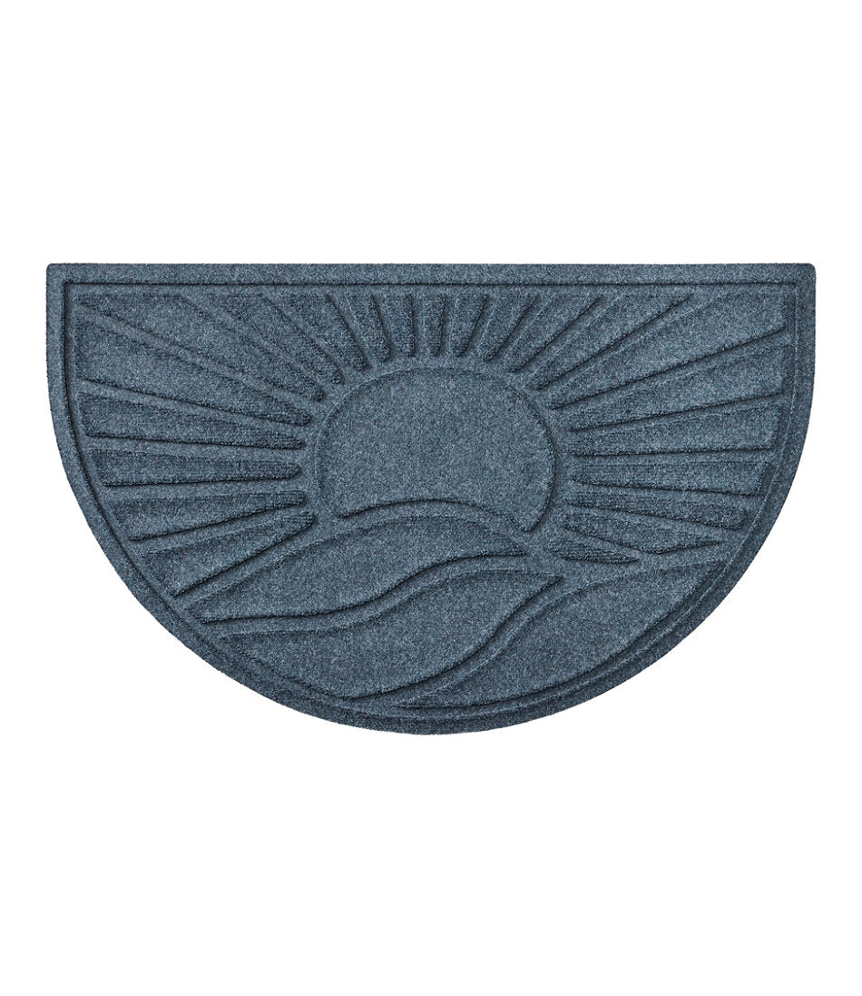 Everyspace Recycled Waterhog Doormat, Half Round, Sunrise | L.L.Bean for sale