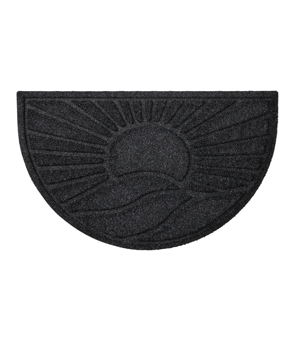 Everyspace Recycled Waterhog Doormat, Half Round, Sunrise | L.L.Bean for sale