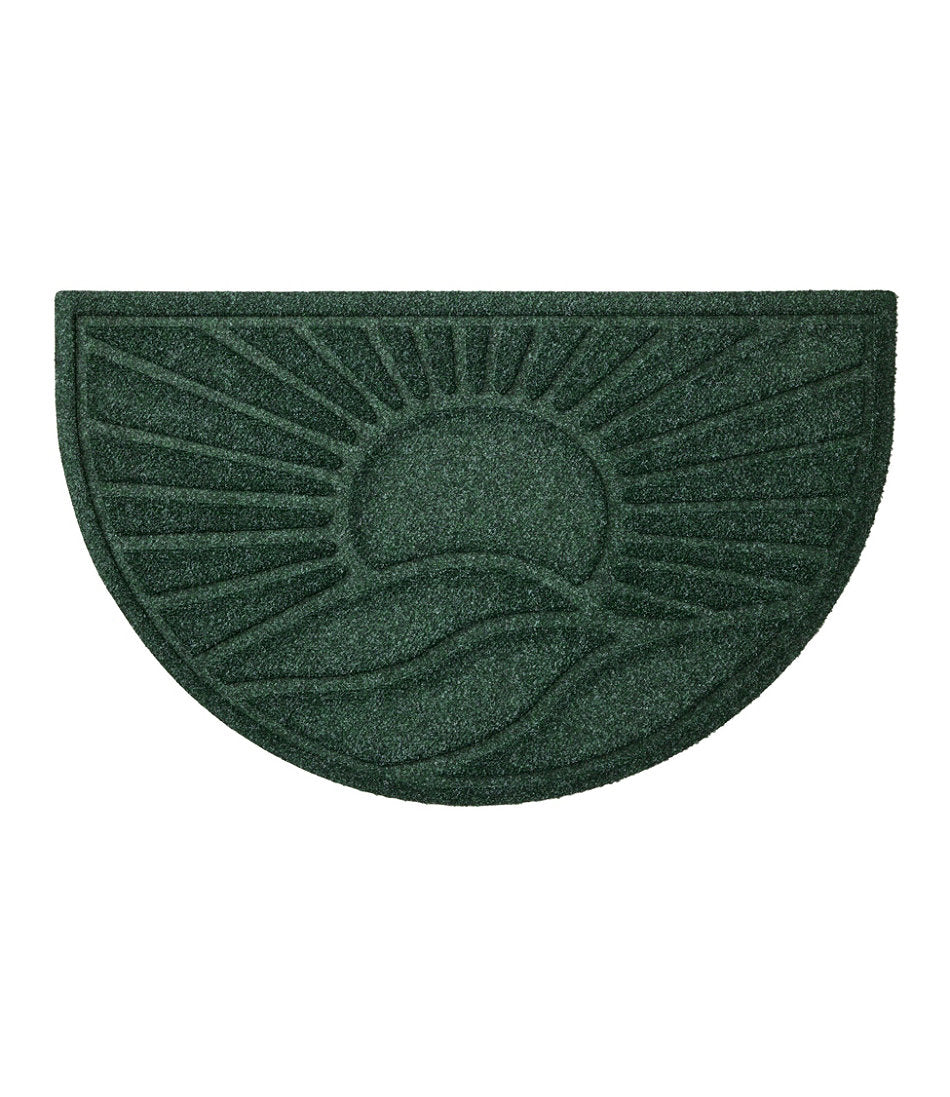 Everyspace Recycled Waterhog Doormat, Half Round, Sunrise | L.L.Bean for sale