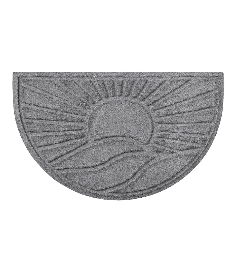 Everyspace Recycled Waterhog Doormat, Half Round, Sunrise | L.L.Bean for sale
