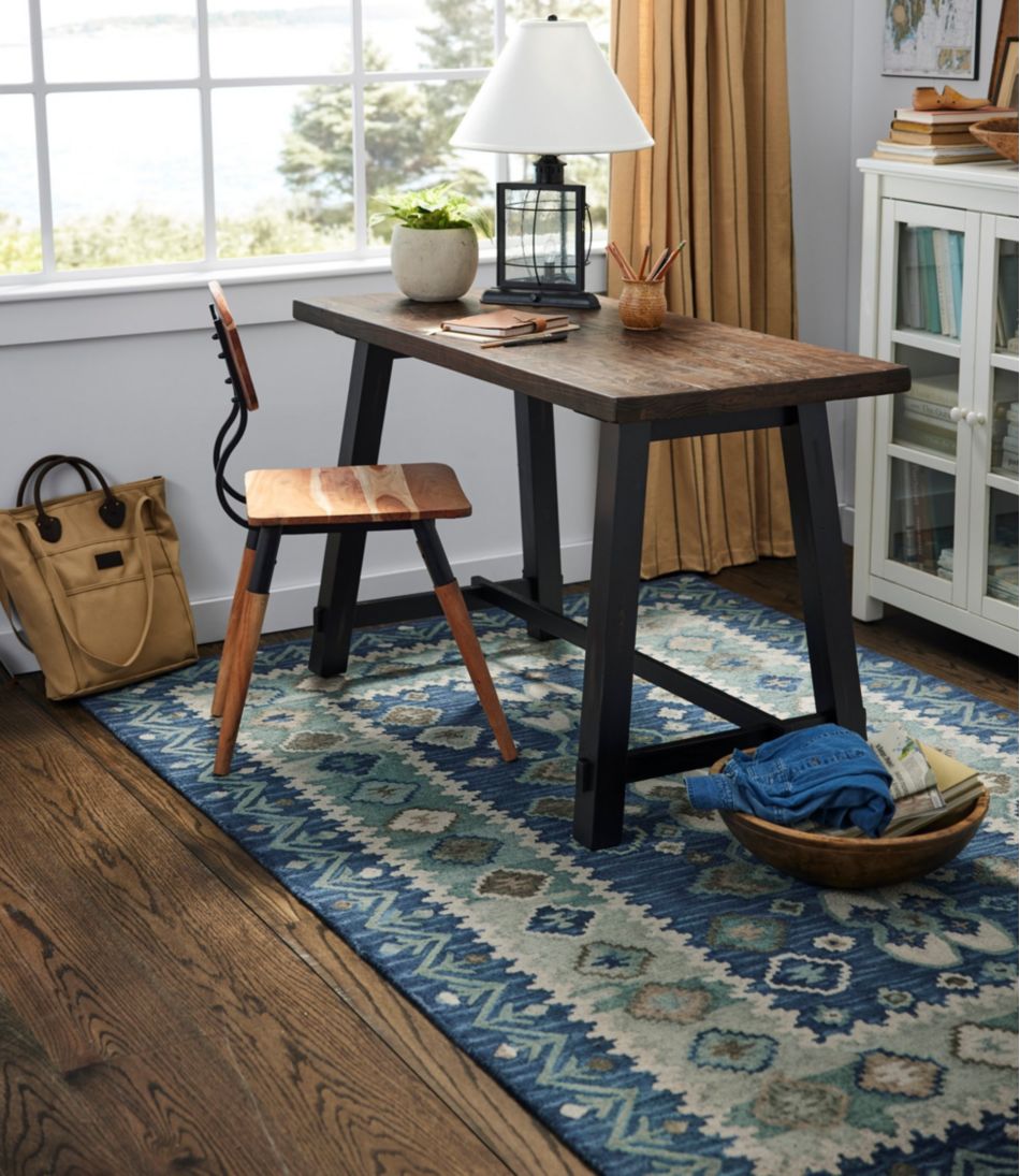 Double Border Wool Hooked Rug | L.L.Bean online