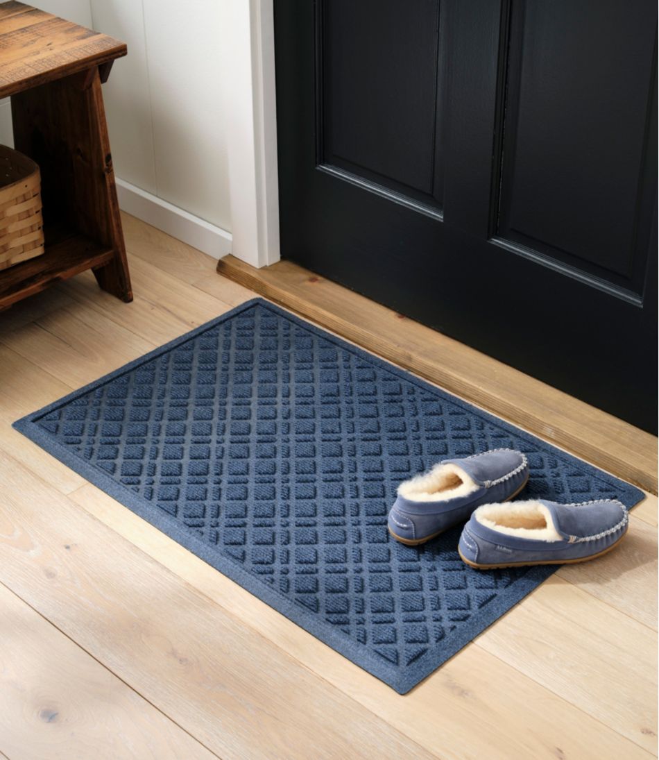 Heavyweight Recycled Waterhog Doormat, Plaid | L.L.Bean discount