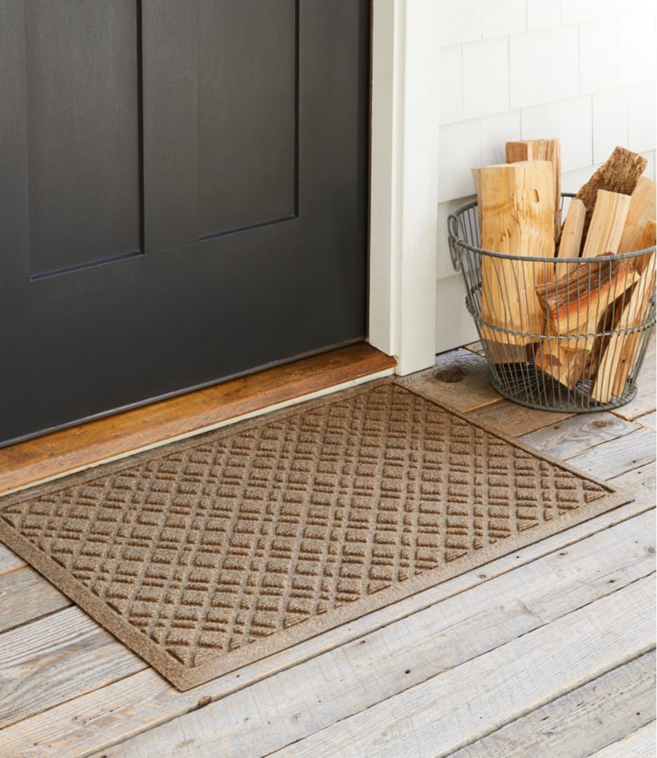 Heavyweight Recycled Waterhog Doormat, Plaid | L.L.Bean discount