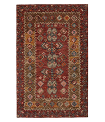 Double Border Wool Hooked Rug, Sienna Multi | L.L.Bean outlet