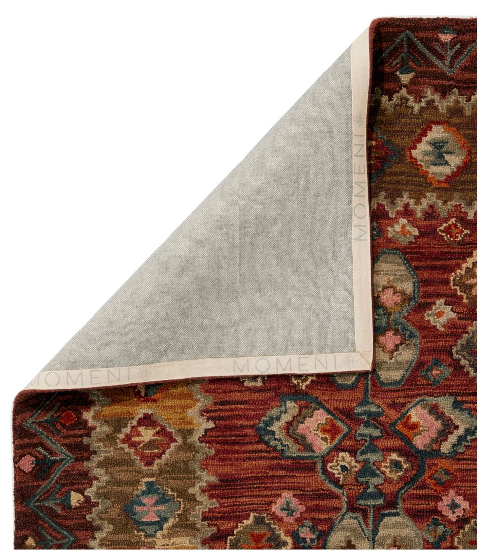 Double Border Wool Hooked Rug, Sienna Multi | L.L.Bean outlet