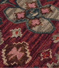 Double Border Wool Hooked Rug, Sienna Multi | L.L.Bean outlet