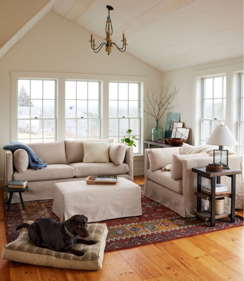 Double Border Wool Hooked Rug, Sienna Multi | L.L.Bean outlet