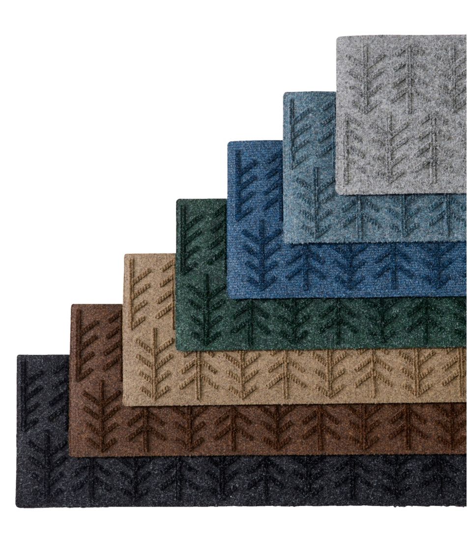 Everyspace Recycled Waterhog Mat, Stair Treads, Set of Four, Trees | L.L.Bean sale