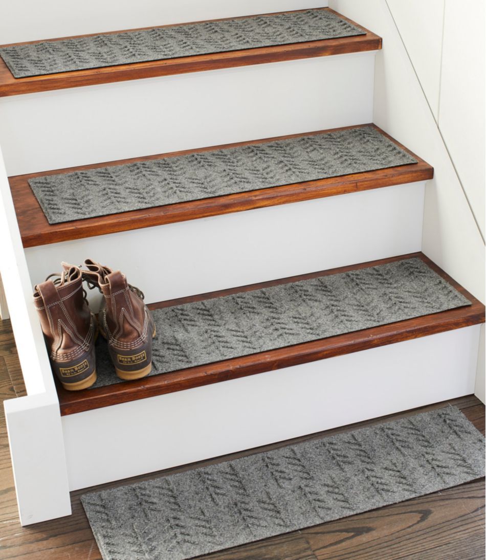 Everyspace Recycled Waterhog Mat, Stair Treads, Set of Four, Trees | L.L.Bean sale