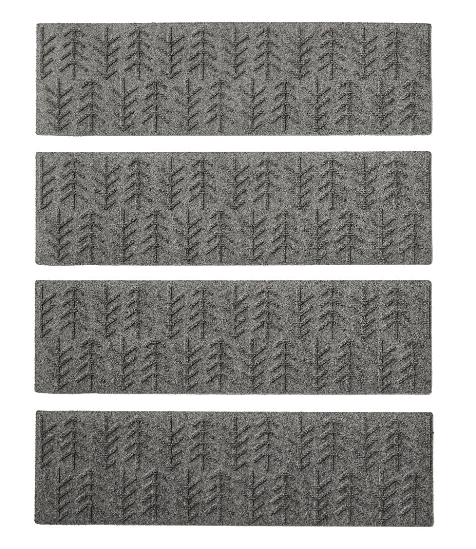 Everyspace Recycled Waterhog Mat, Stair Treads, Set of Four, Trees | L.L.Bean sale