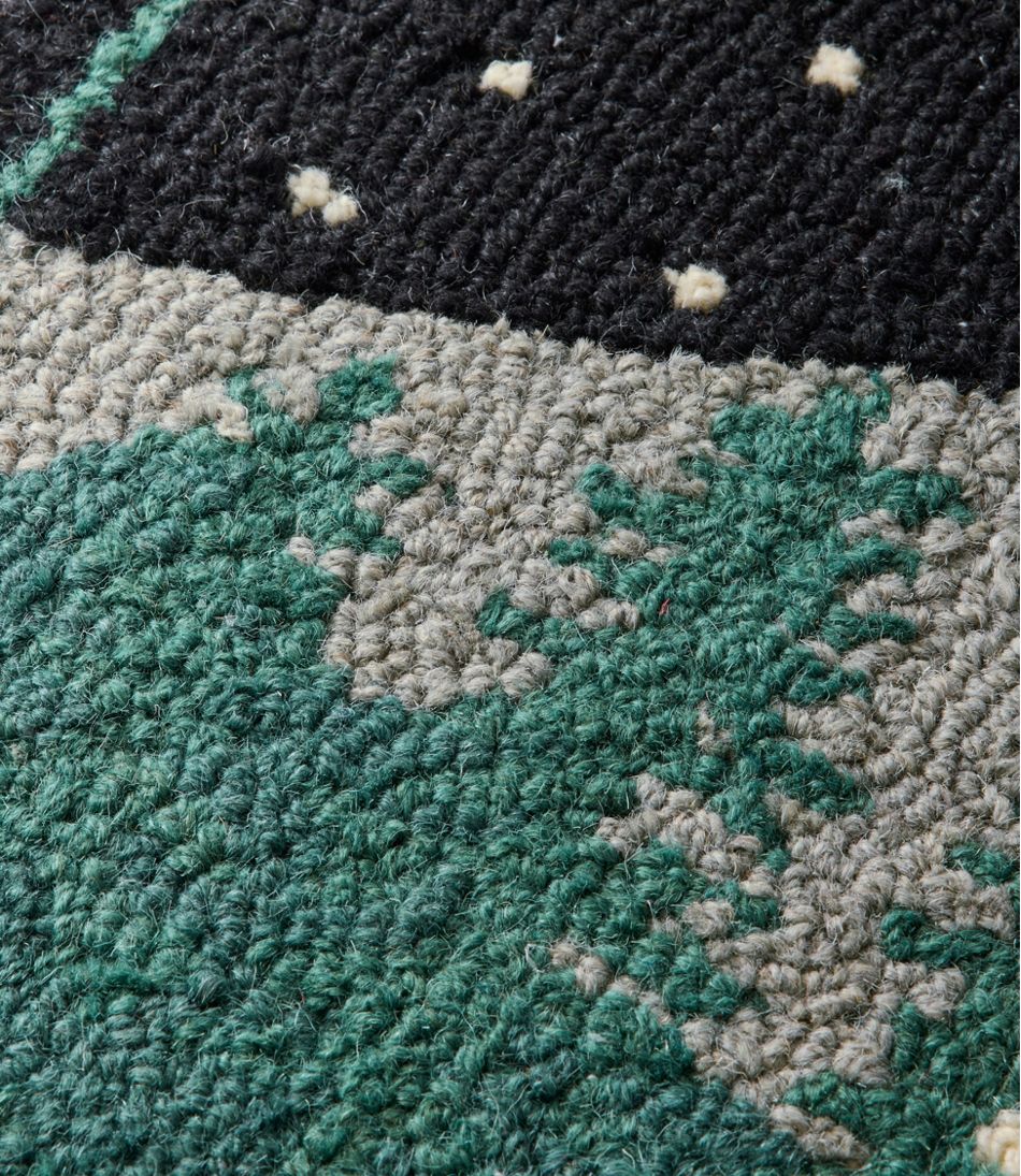 Wool Hooked Novelty Rug, Winter Woods | L.L.Bean for sale