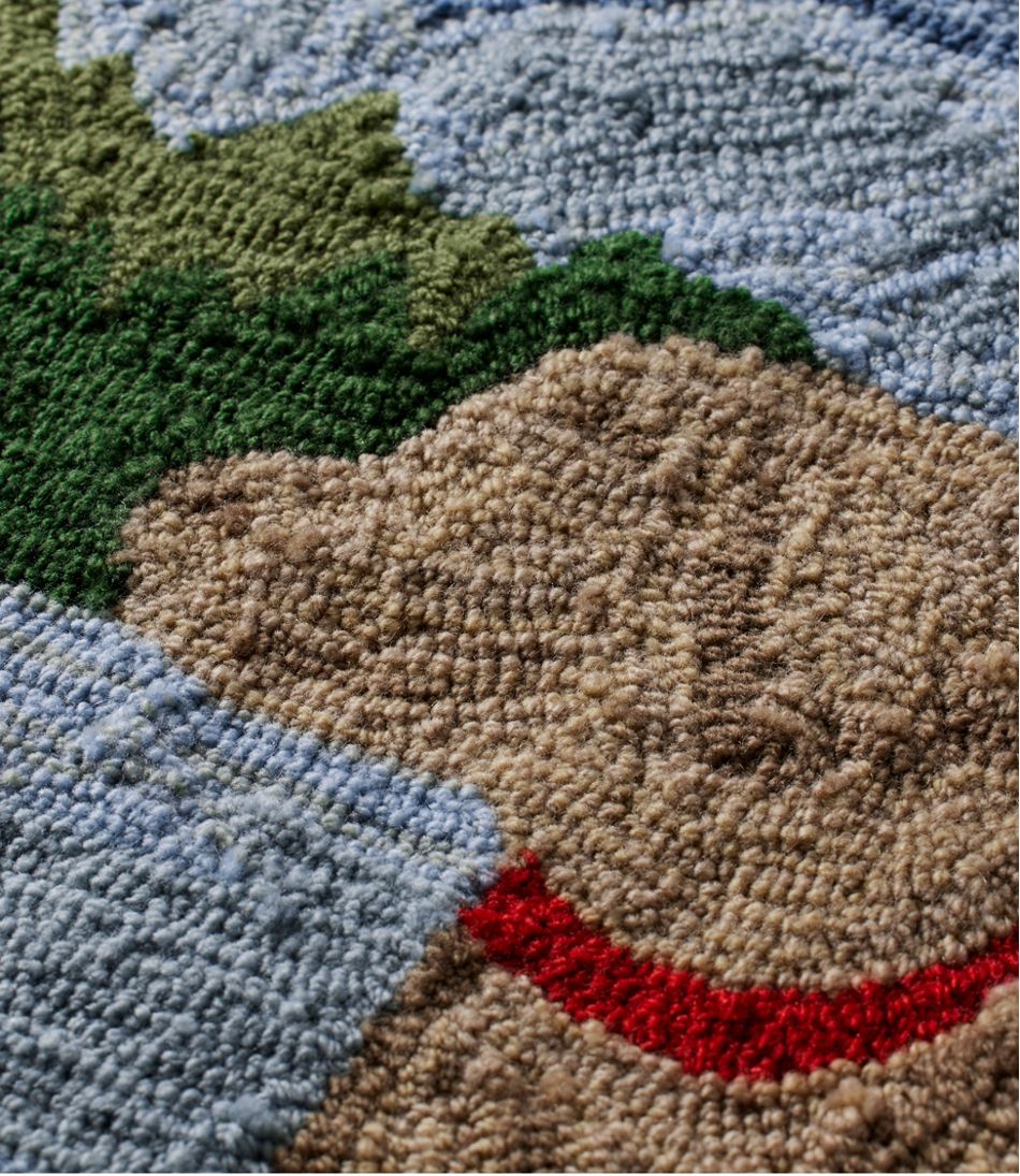 Indoor/Outdoor Vacationland Rug, Mountain Dogs | L.L.Bean on sale