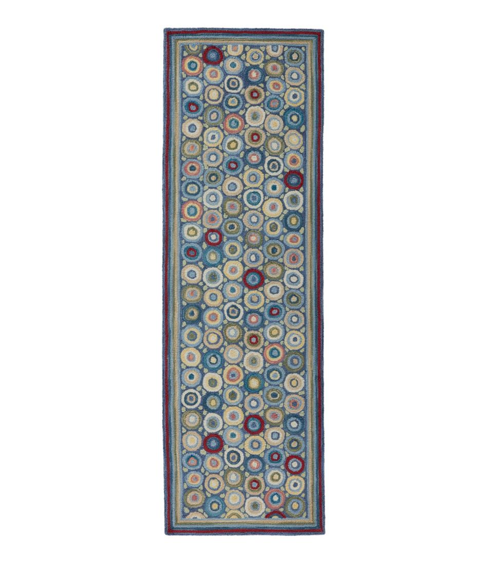 Bean's Wool Hooked Runner, Coins | L.L.Bean discount