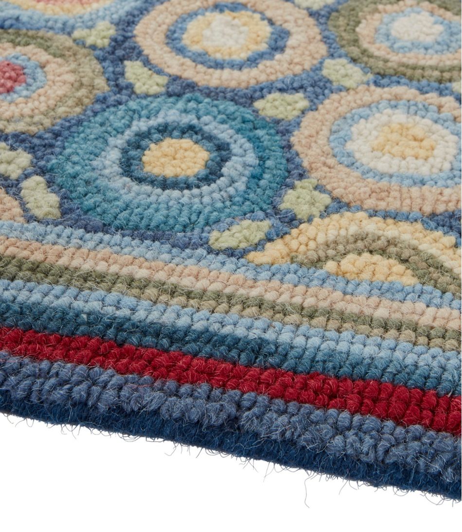 Bean's Wool Hooked Runner, Coins | L.L.Bean discount