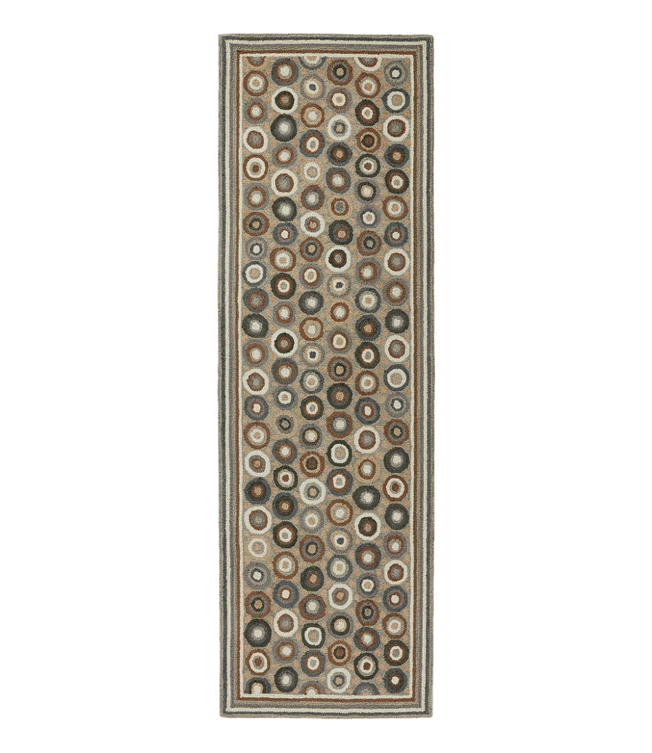 Bean's Wool Hooked Runner, Coins | L.L.Bean discount