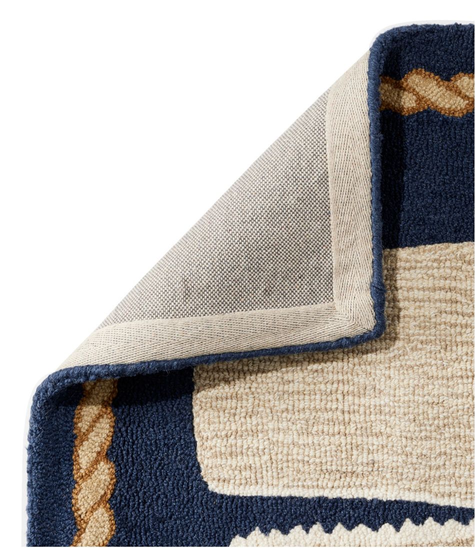 Wool Hooked Novelty Runner, Whale | L.L.Bean on sale
