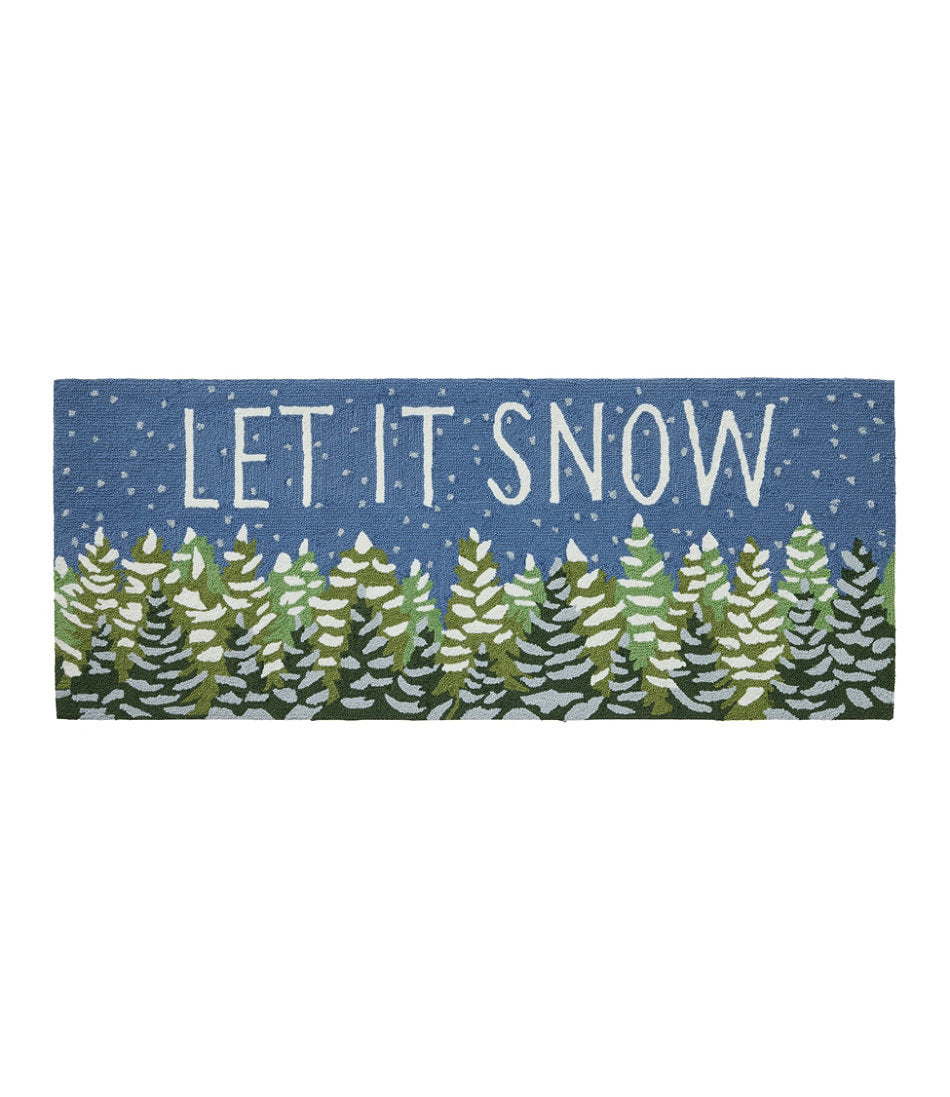 Indoor/Outdoor Vacationland Runner, Frosted Trees | L.L.Bean near me