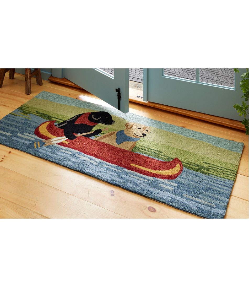Indoor/Outdoor Vacationland Runner, Dog Canoe | L.L.Bean discount