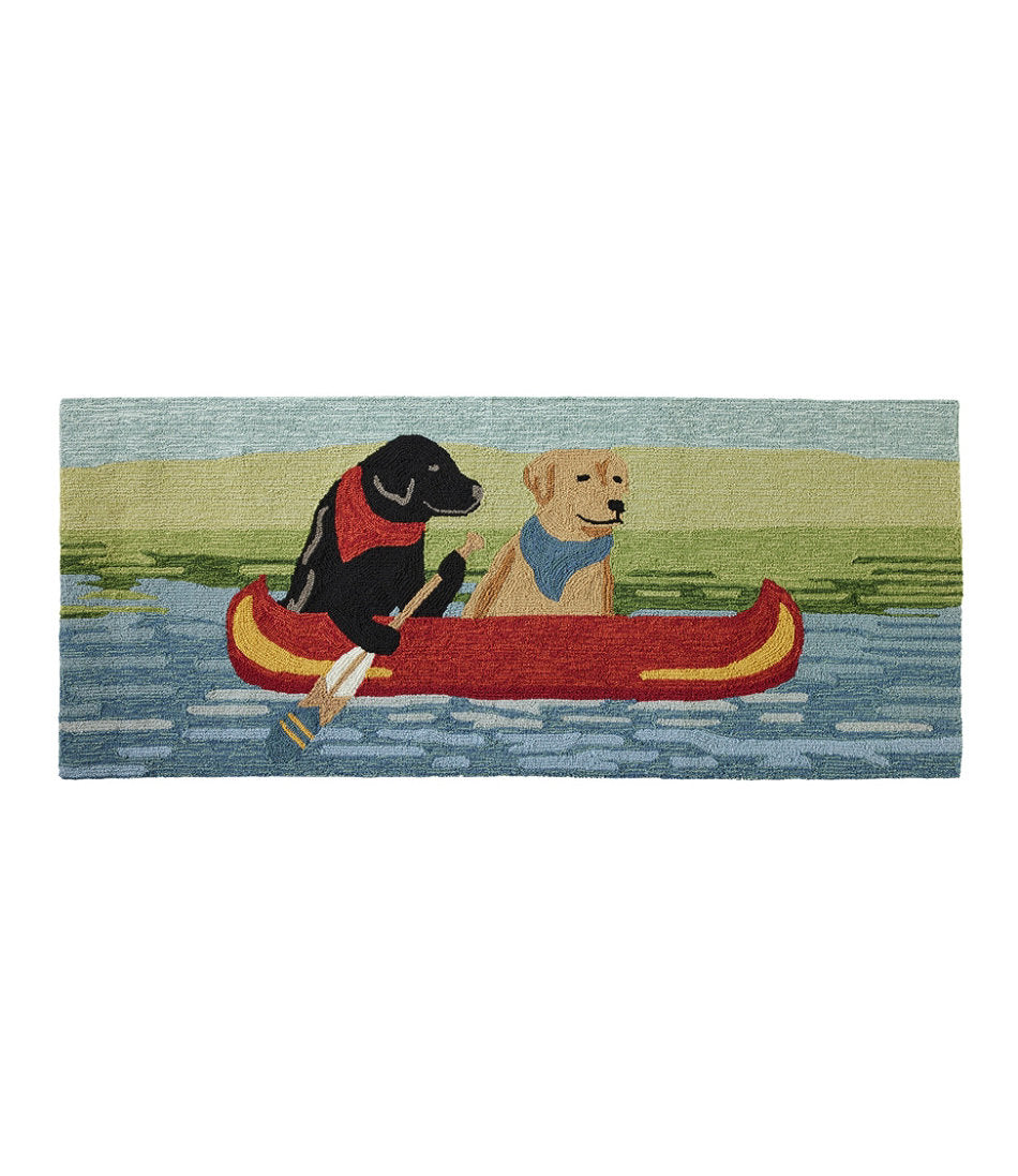 Indoor/Outdoor Vacationland Runner, Dog Canoe | L.L.Bean discount