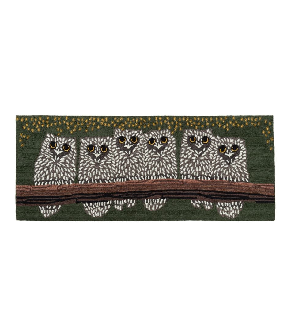 Indoor/Outdoor Vacationland Runner, Owls | L.L.Bean on sale
