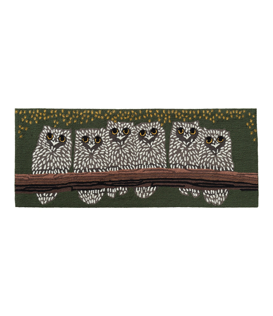 Indoor/Outdoor Vacationland Runner, Owls | L.L.Bean on sale