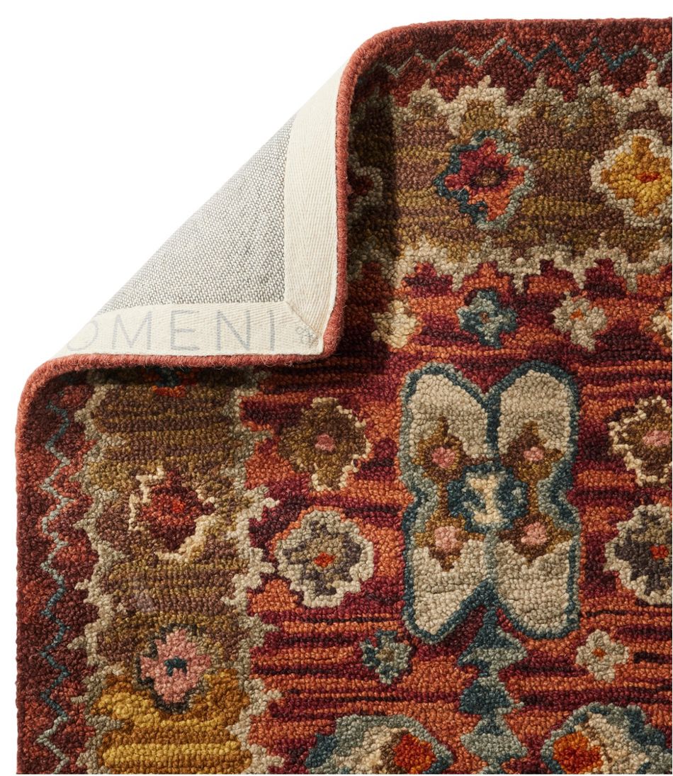 Double Border Wool Hooked Runner, Sienna Multi | L.L.Bean discount