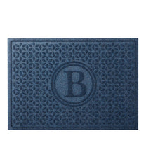 Heavyweight Recycled Waterhog Doormat, Blooming Circles, Personalized | L.L.Bean outlet