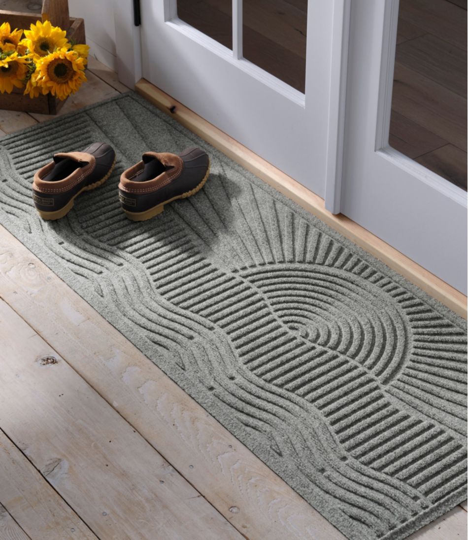 Everyspace Recycled Waterhog Wide Doormat, Sunrise | L.L.Bean online