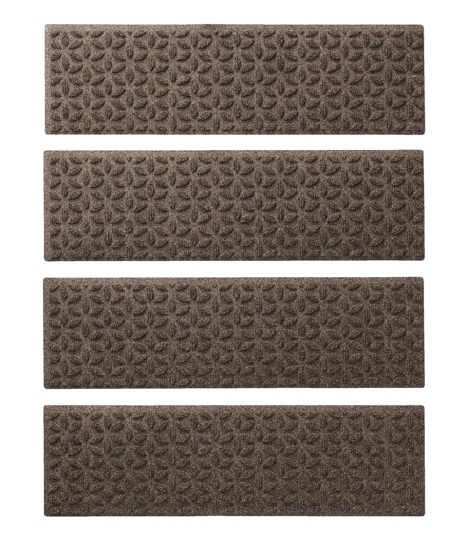 Heavyweight Waterhog Mat, Stair Treads, Set of Four, Blooming Circles | L.L.Bean for sale