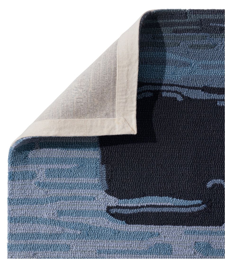 Indoor/Outdoor Vacationland Runner, Coastal Whale | L.L.Bean outlet