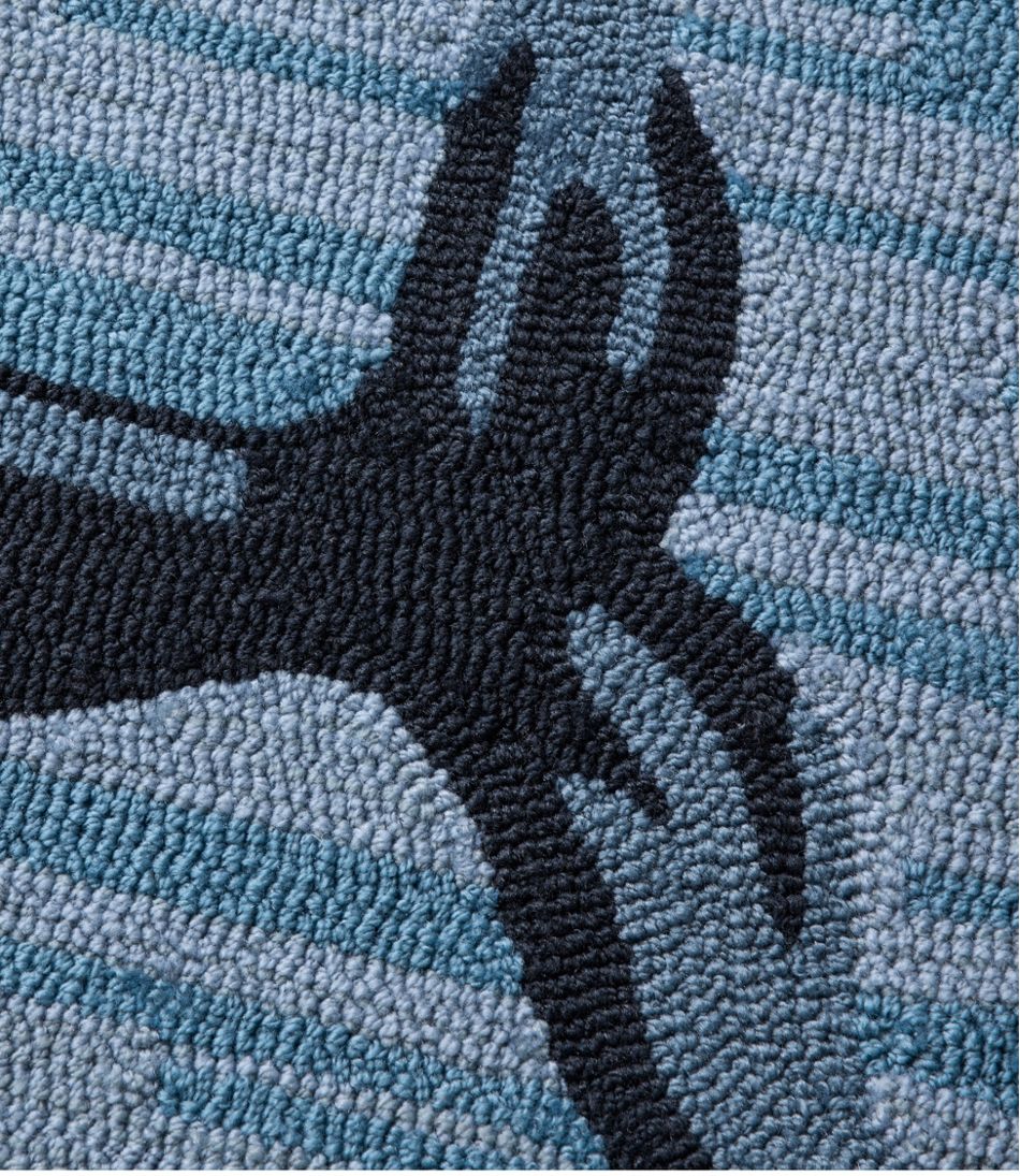 Indoor/Outdoor Vacationland Runner, Coastal Whale | L.L.Bean outlet