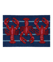 Indoor/Outdoor Vacationland Rug, Lobsters | L.L.Bean online