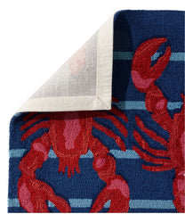 Indoor/Outdoor Vacationland Rug, Lobsters | L.L.Bean online