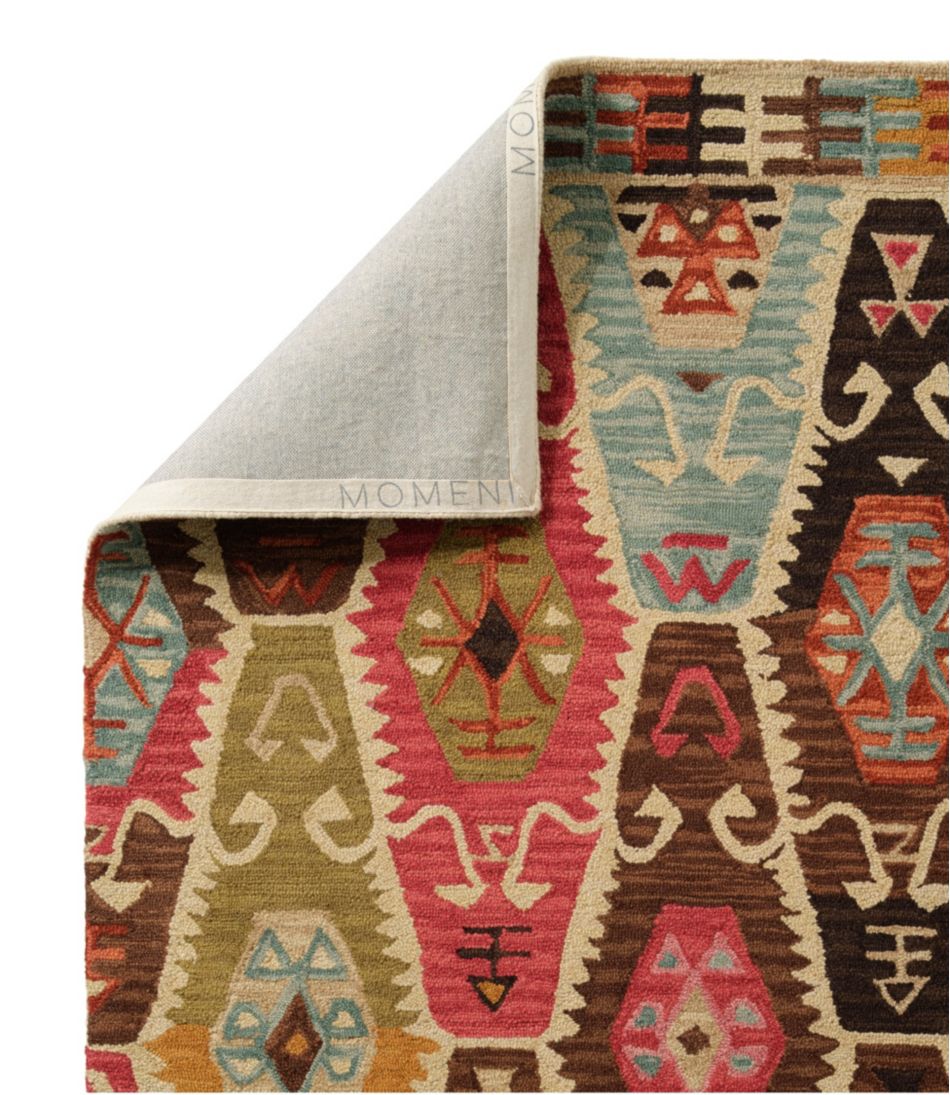 Rustic Geometric Wool Hooked Runner | L.L.Bean sale