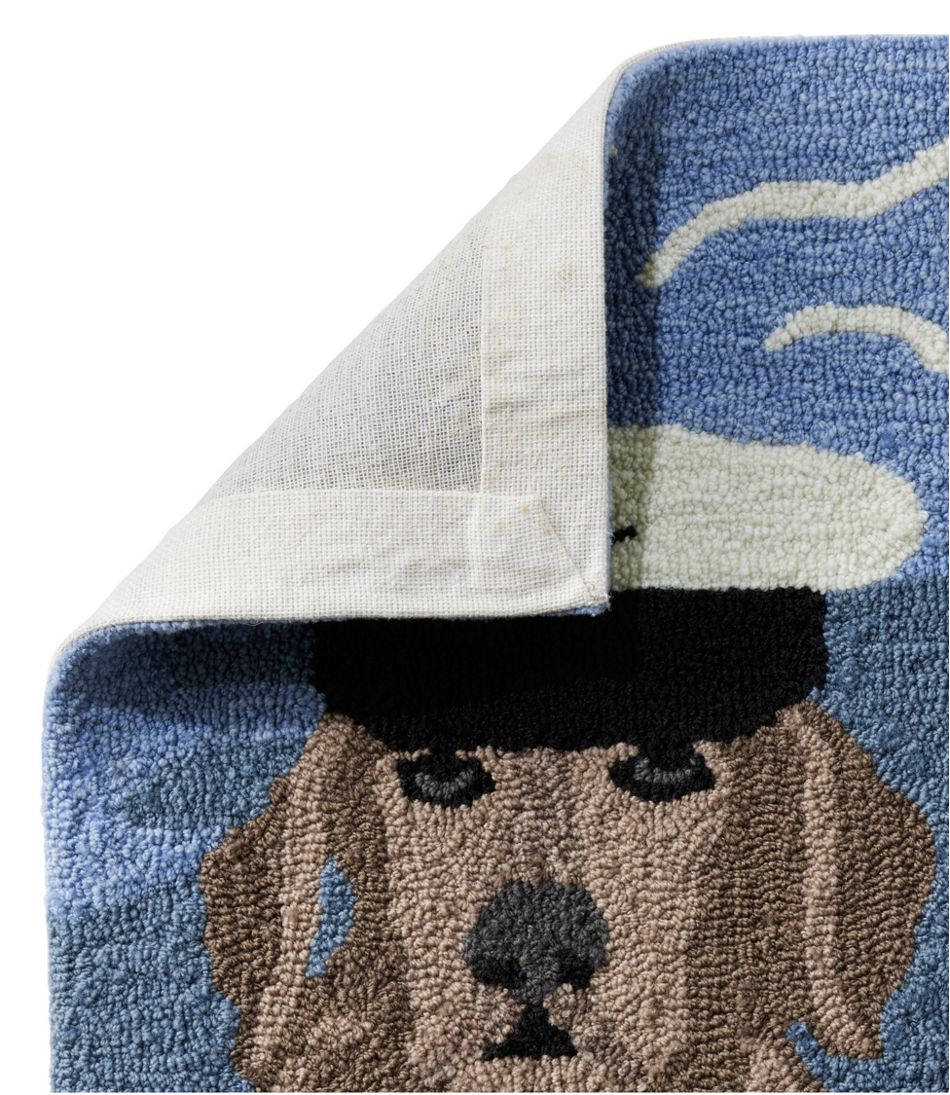 Indoor/Outdoor Vacationland Rug, Seaside Dogs | L.L.Bean on sale