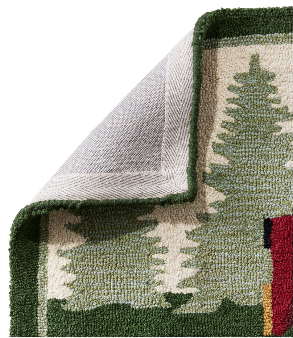 Wool Hooked Novelty Runner, Dog Caravan | L.L.Bean on sale